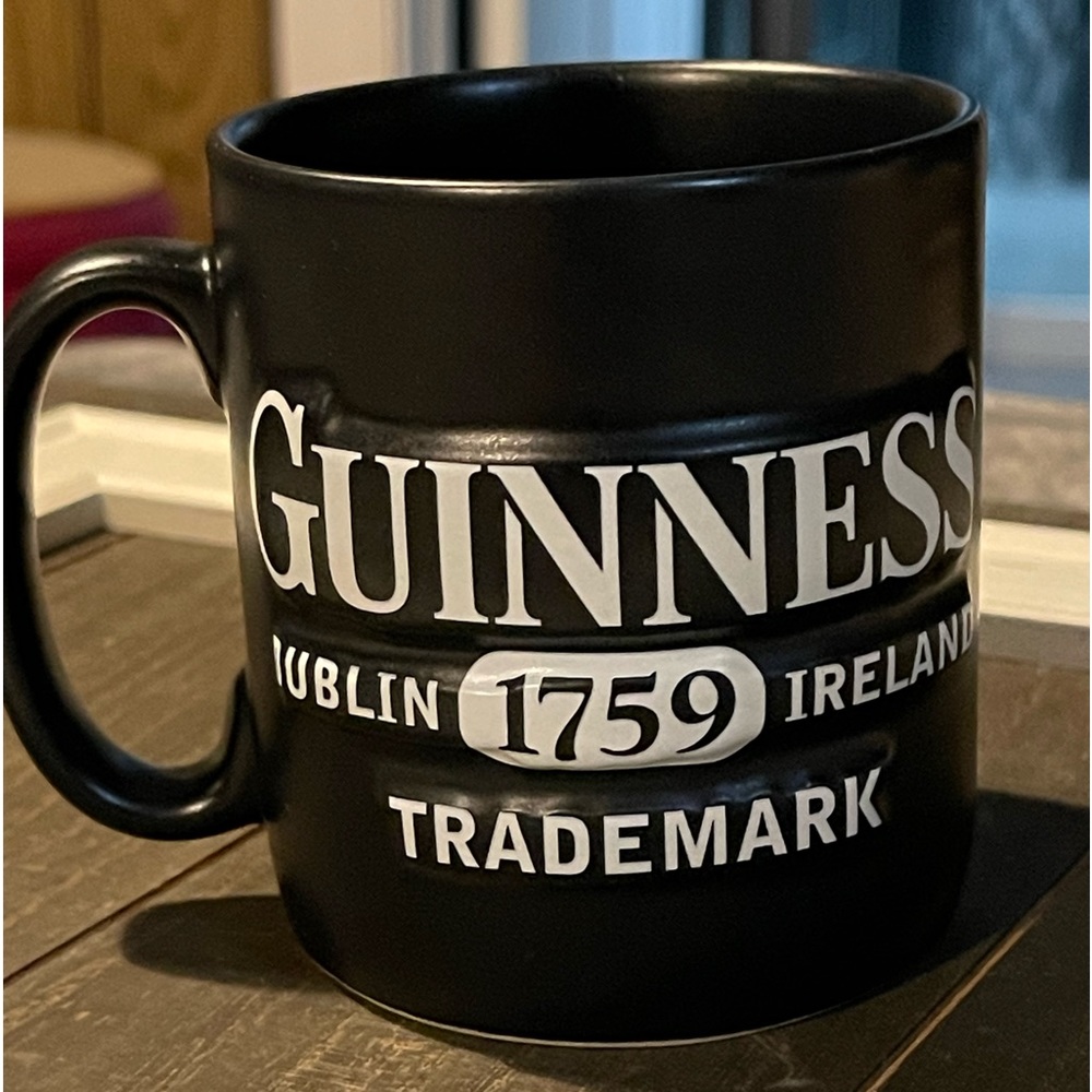 Guinness mug.